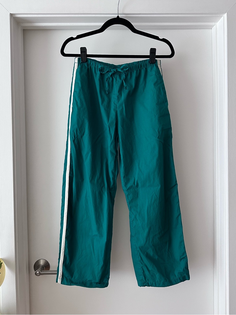 gap cotton poplin easy stripe pant